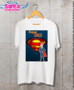 Camiseta personalizada dia dos pais super herói cod 6431