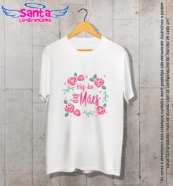 Camiseta personalizada dia das mães flor cod 6442