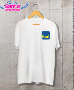 Camiseta personalizada itau cod 6478
