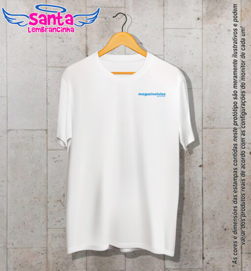 Camiseta personalizada magazine luiza cod 6483