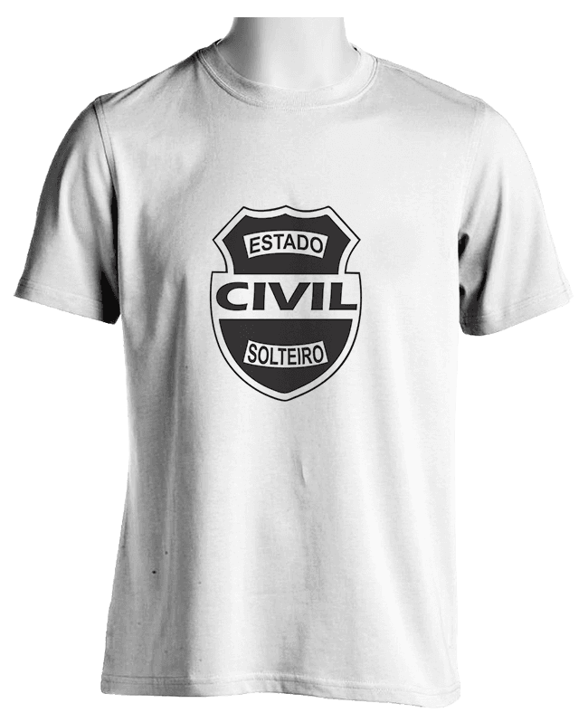 Camiseta personalizada, solteiro – cod 1833