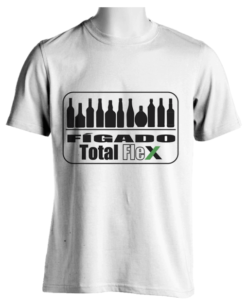Camiseta personalizada, fígado total flex – cod 1787