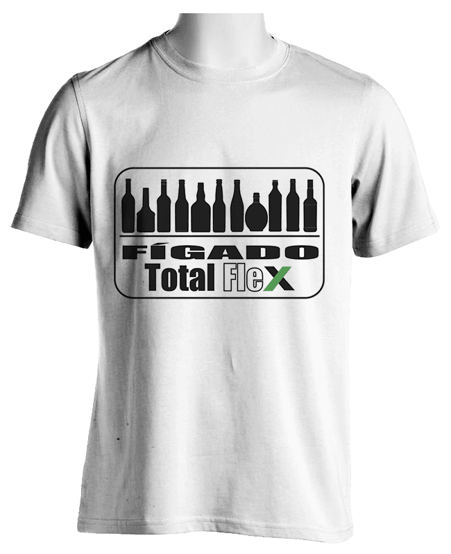 Camiseta personalizada, fígado total flex – cod 1787