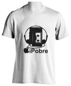 Camiseta personalizada, ipobre – cod 1815