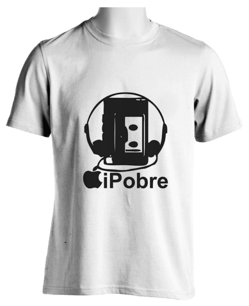 Camiseta personalizada, ipobre – cod 1815