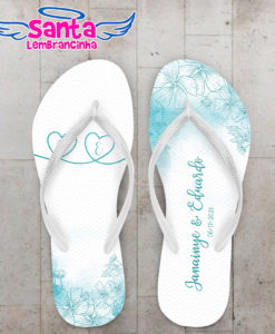 Chinelo casamento floral vermelho personalizado cod 8185 (cópia)