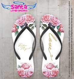 Chinelo casamento floral personalizado cod 10241 (cópia)