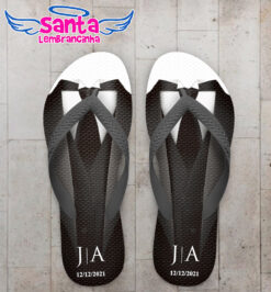 Chinelo casamento floral monograma personalizado cod 10233 (cópia)