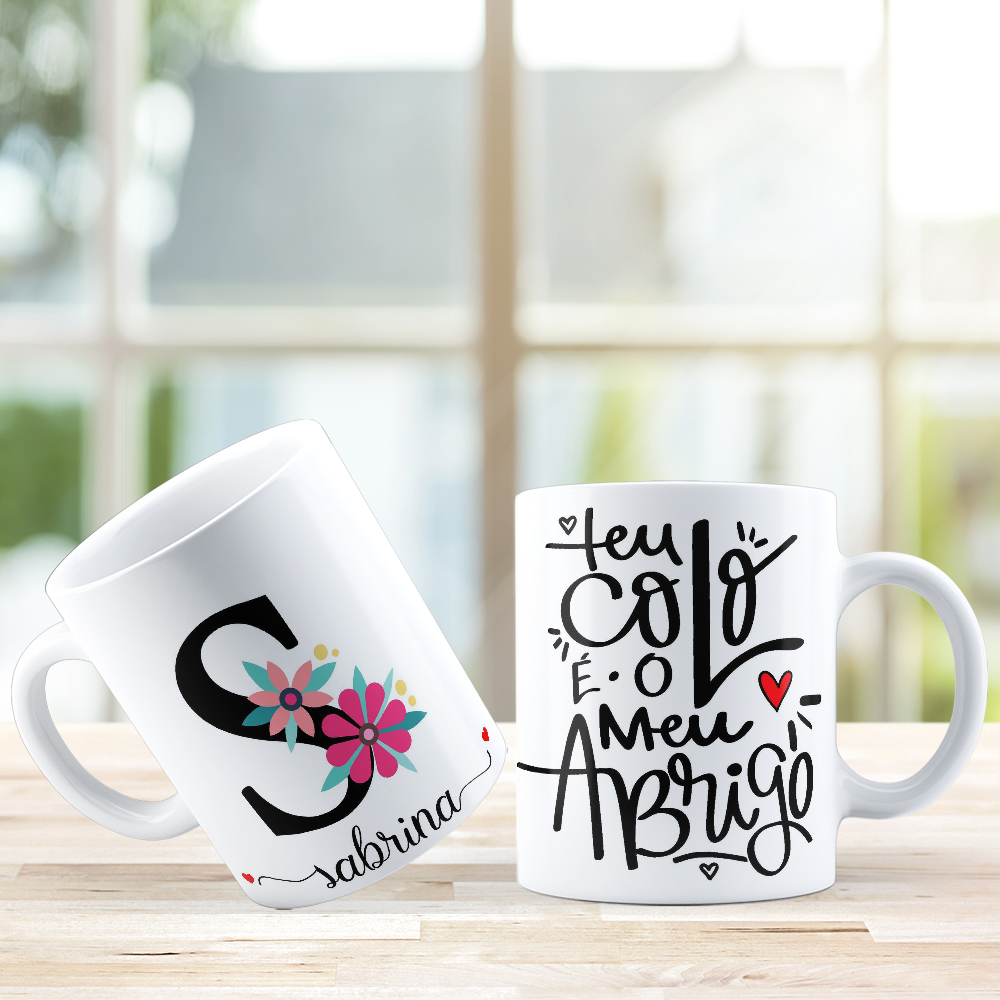 Caneca alfabeto personalizada cod 10985 (cópia)