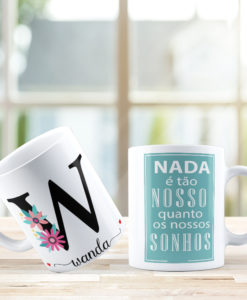 Caneca alfabeto personalizada cod 10989 (cópia)