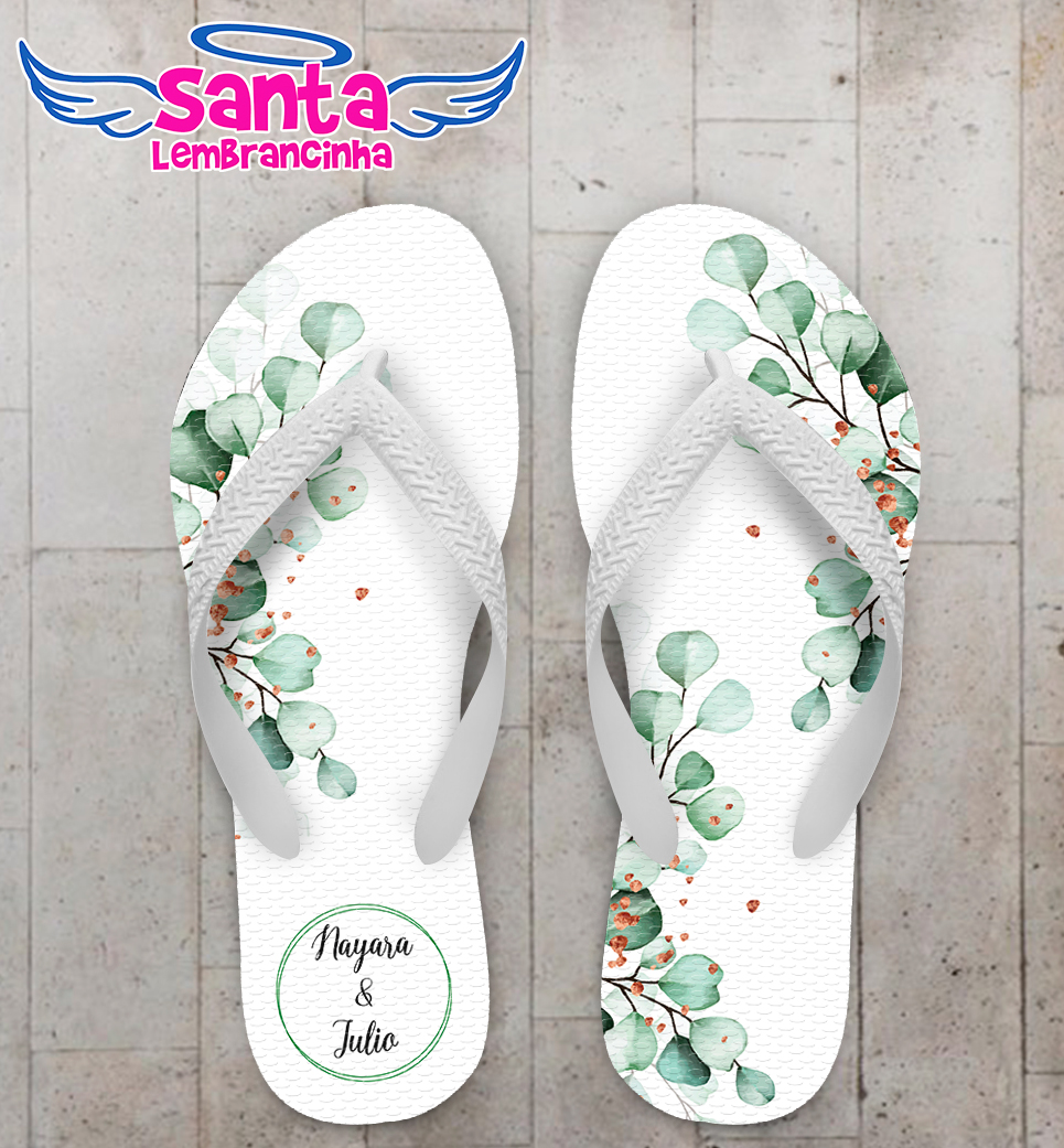 Chinelo casamento floral personalizado cod 10759 (cópia)