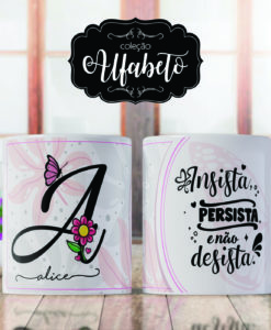 Caneca alfabeto personalizada cod 10994 (cópia)