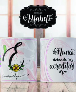 Caneca alfabeto personalizada cod 10998 (cópia)