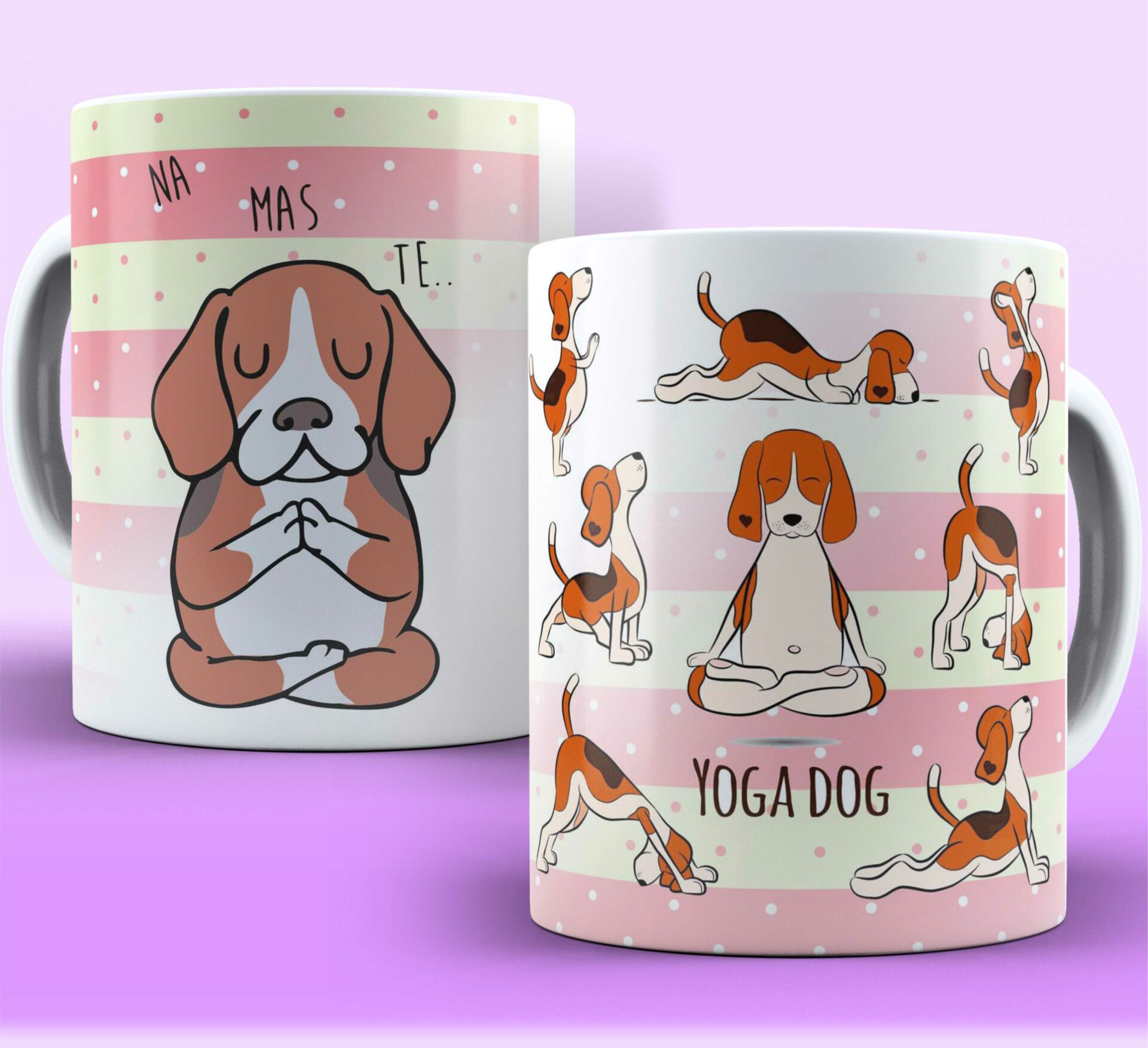 Caneca Cachorro Beagle Personalizada COD