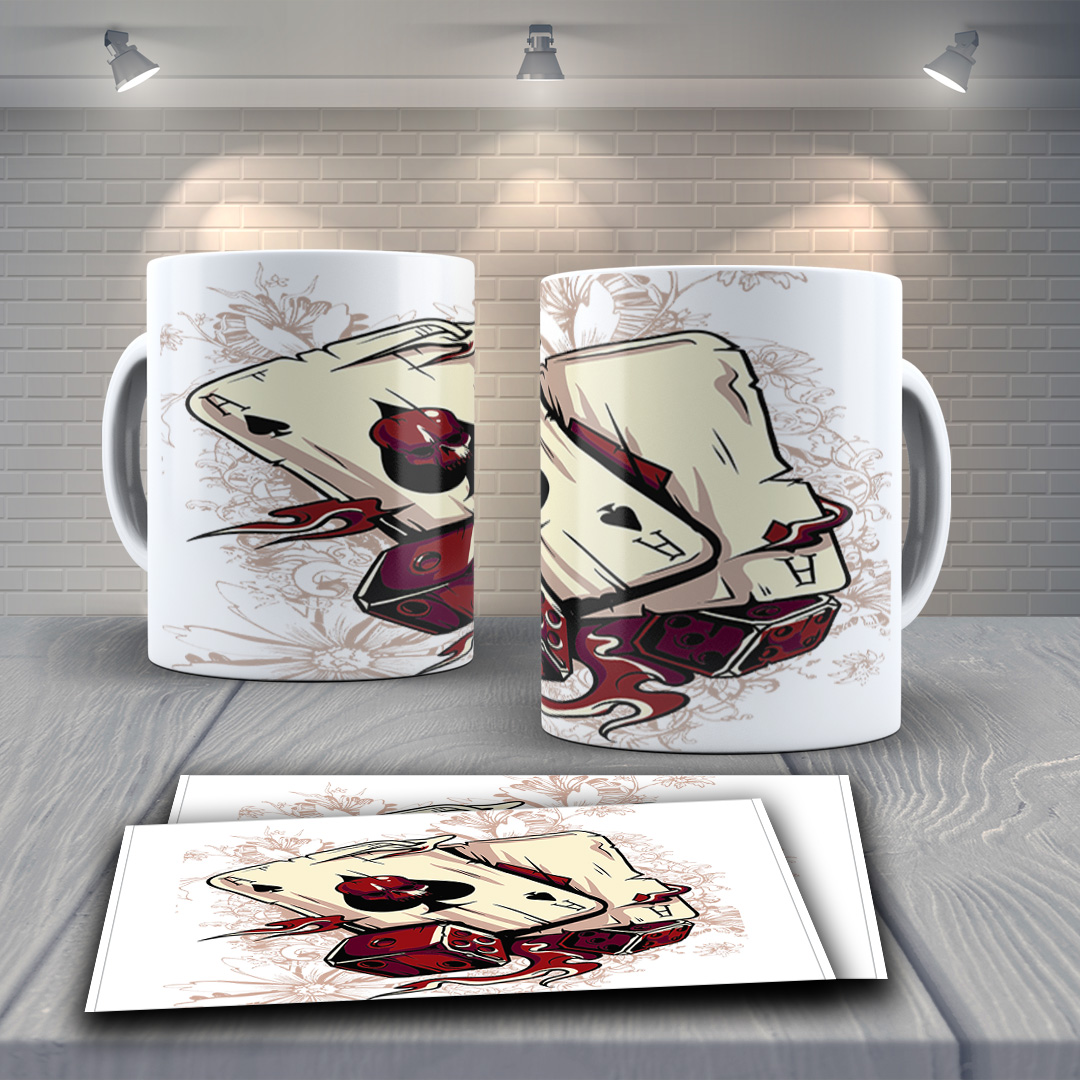 Caneca cartas de baralho personalizada cod 11685 (cópia)