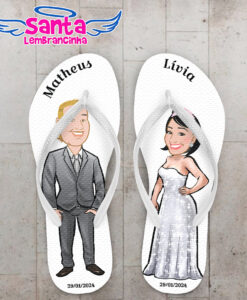 Chinelo casamento folhas costela de adão personalizado  cod 12359 (cópia)