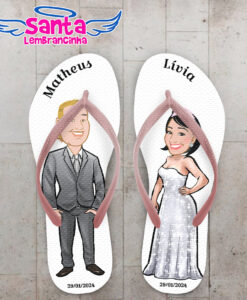 Chinelo casamento folhas costela de adão personalizado  cod 12359 (cópia)