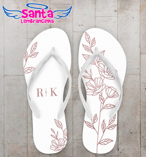 Chinelo casamento floral personalizado cod 12315 (cópia)