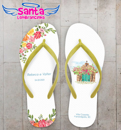 Chinelo casamento inicias personalizado cod 12317 (cópia)