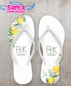 Chinelo casamento  folhas personalizado cod 12334 (cópia)