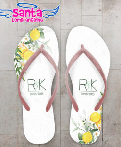 Chinelo casamento  folhas personalizado cod 12334 (cópia)