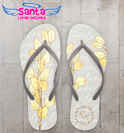 Chinelo casamento folhas eucalipto personalizado cod 12411 (cópia)