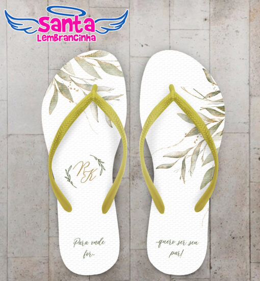 Chinelo casamento floral personalizado cod 12351 (cópia)