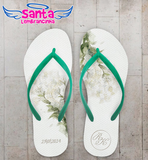 Chinelo casamento floral orquídea personalizado cod 12345 (cópia)