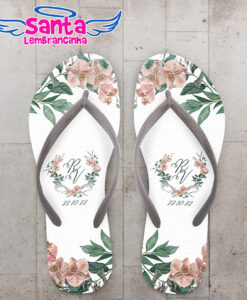 Chinelo casamento folhas personalizado cod 12336 (cópia)