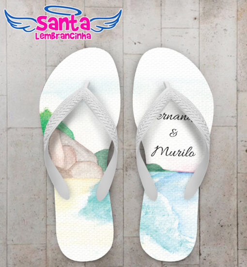 Chinelo casamento folhas personalizado cod 12343 (cópia)