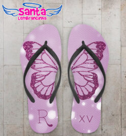 Chinelo debutante borboleta personalizado cod 12307 (cópia)