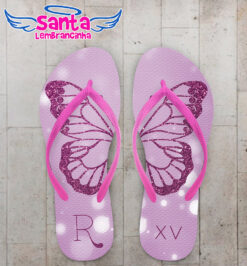 Chinelo debutante borboleta personalizado cod 12307 (cópia)
