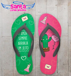 Chinelo dia dos namorados te amo mais que pizza personalizado cod 12402 (cópia)