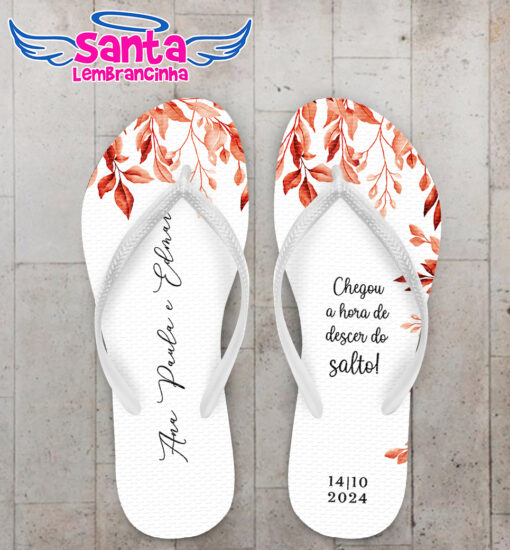 Chinelo casamento folhas personalizado cod 12471 (cópia)