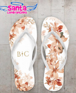 Chinelo casamento folhas secas personalizado (3) cod 12460