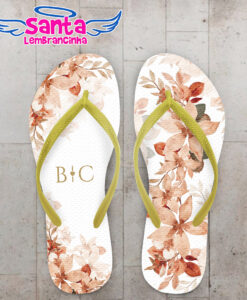 Chinelo casamento folhas secas personalizado (3) cod 12460