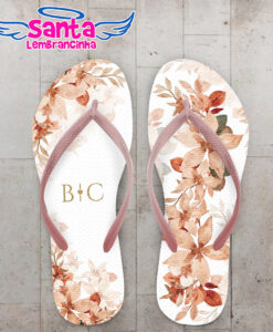 Chinelo casamento folhas secas personalizado (3) cod 12460