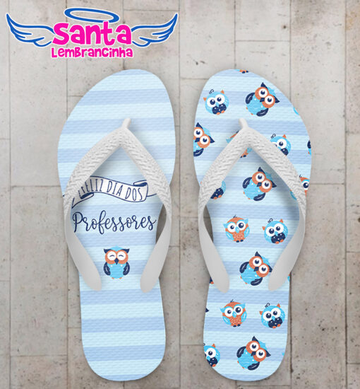 Chinelo dia dos professores coruja personalizado cod 12489 (cópia)