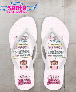 Chinelo dia dos professores material escolar personalizado cod 12481 (cópia)