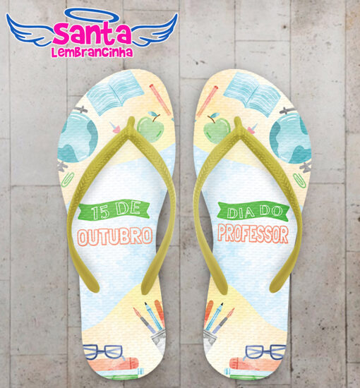 Chinelo dia dos professores coruja personalizado cod 12502 (cópia)