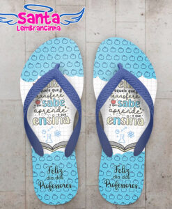 Chinelo dia dos professores flores personalizado cod 12495 (cópia)