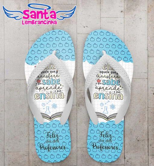 Chinelo dia dos professores flores personalizado cod 12495 (cópia)