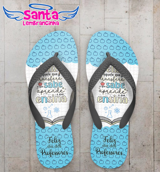 Chinelo dia dos professores flores personalizado cod 12495 (cópia)