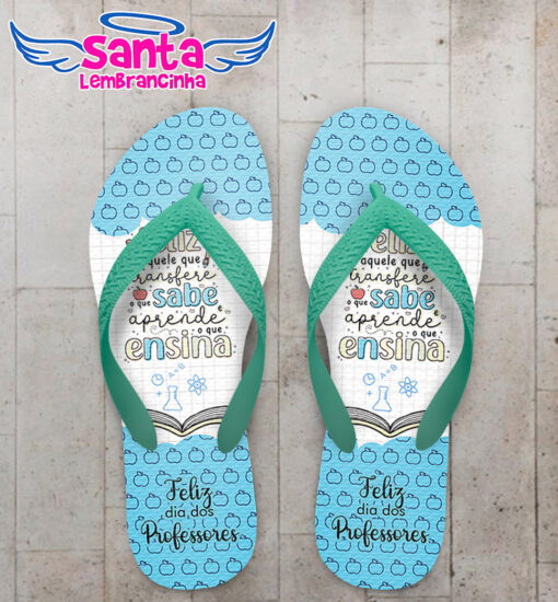 Chinelo dia dos professores flores personalizado cod 12495 (cópia)