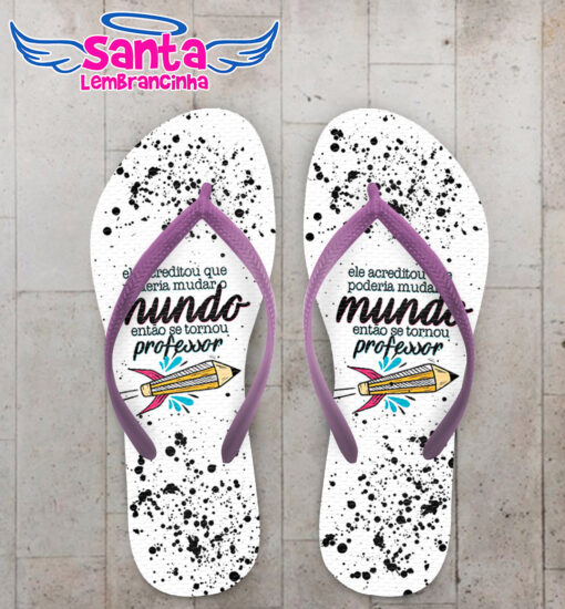 Chinelo debutante floral personalizado cod 12478 (cópia)