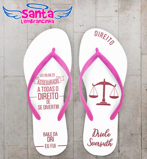 Chinelo formatura medicina personalizado  cod 12520 (cópia)