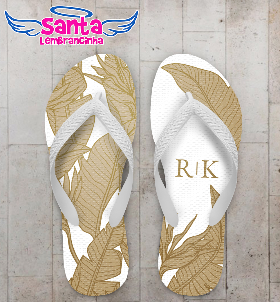 Chinelo casamento folhagem costela de adão personalizado cod 12628 (cópia)