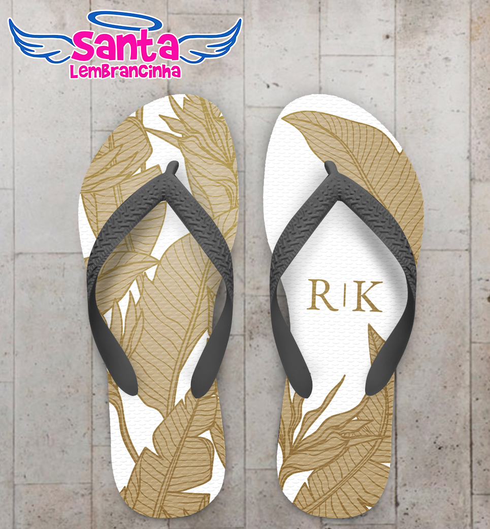 Chinelo casamento folhagem costela de adão personalizado cod 12628 (cópia)
