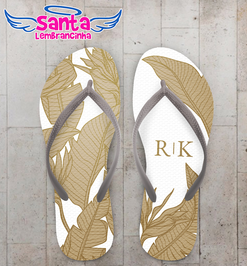 Chinelo casamento folhagem costela de adão personalizado cod 12628 (cópia)