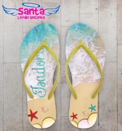 Chinelo casamento folhas lineart personalizado cod 12545 (cópia)